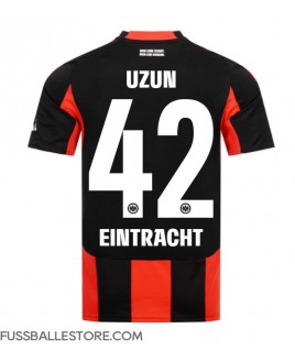 Günstige Eintracht Frankfurt Can Uzun #42 Heimtrikot 2025-26 Kurzarm